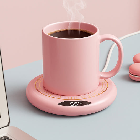 USB Cup Warmer Coffee Mug Heating Coaster 3 Temperature Setting Thermostatic Hot Plate Milk Tea Water Heating Pad Cup Heater